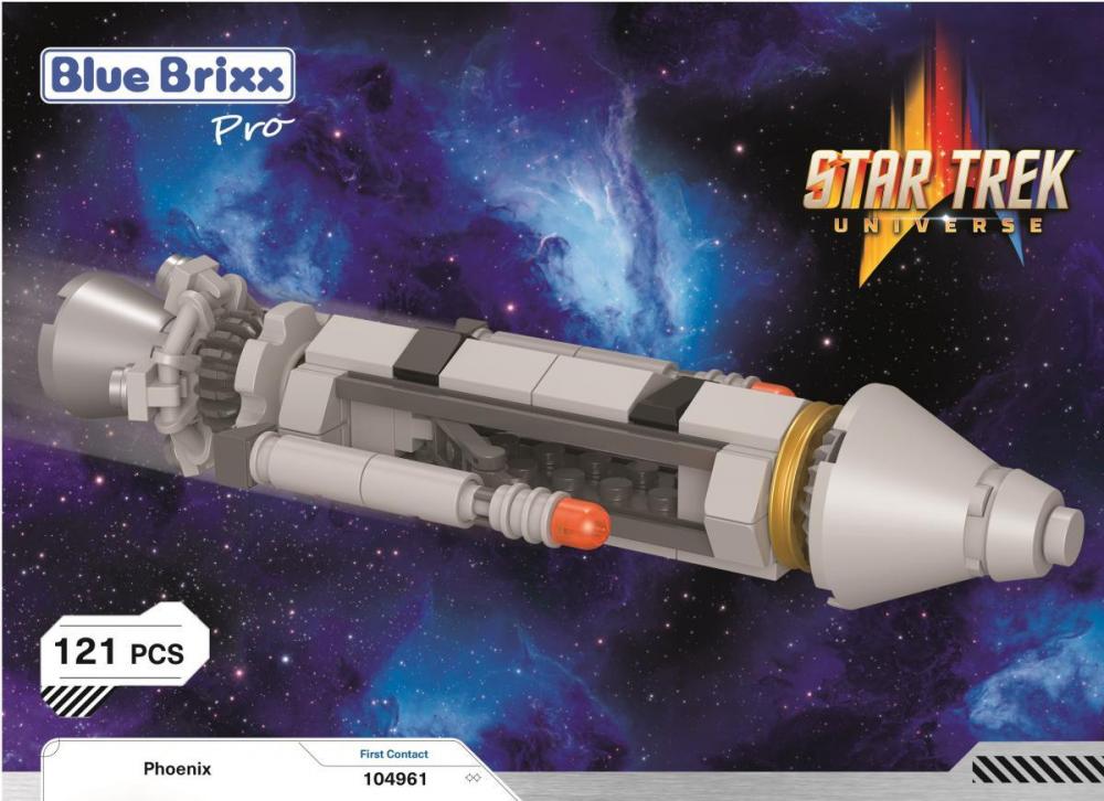Star Trek Phoenix z klocków kompatybilnych z LEGO
