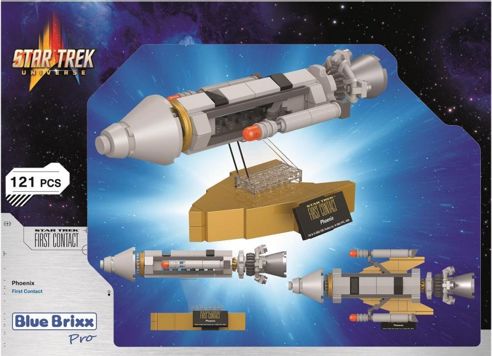 Star Trek Phoenix z klocków kompatybilnych z LEGO