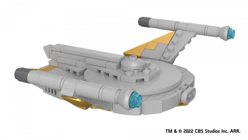 Star Trek Romulan Bird-of-Prey z klocków kompatybilnych z LEGO