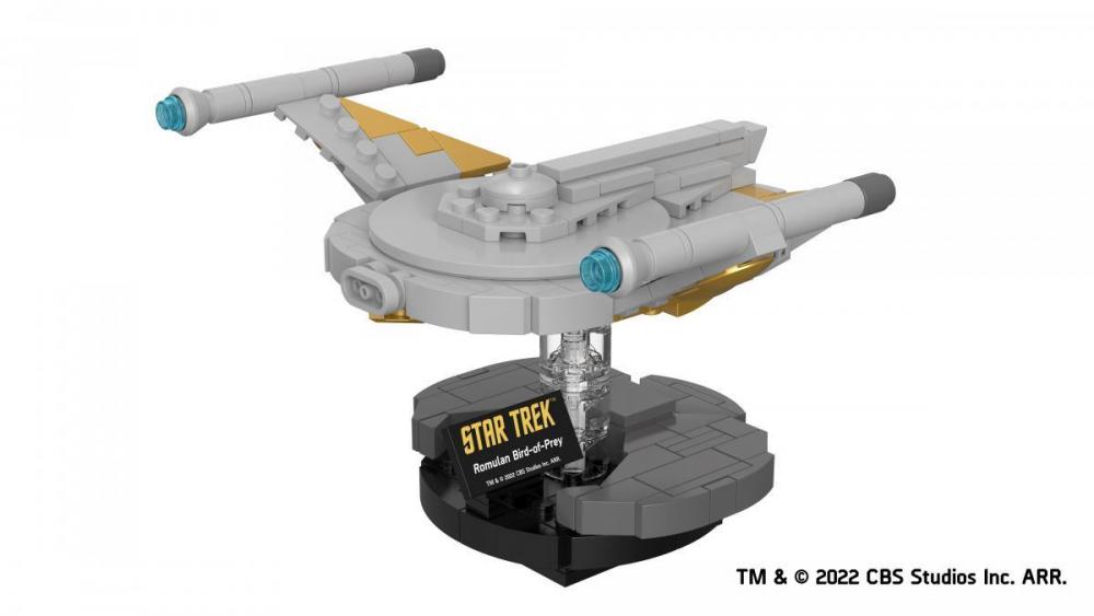 Star Trek Romulan Bird-of-Prey z klocków kompatybilnych z LEGO