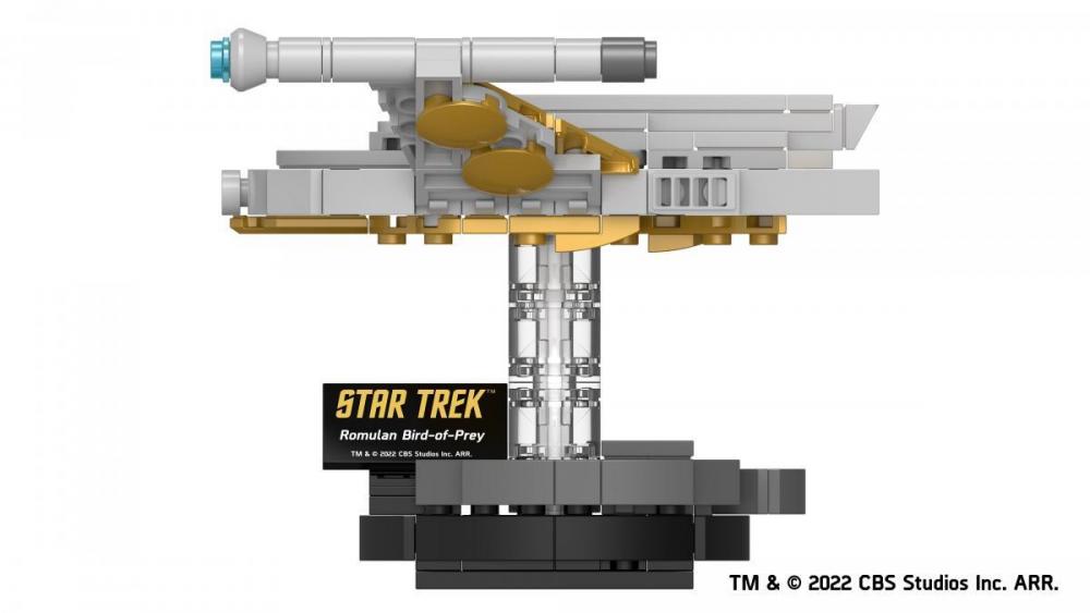 Star Trek Romulan Bird-of-Prey z klocków kompatybilnych z LEGO