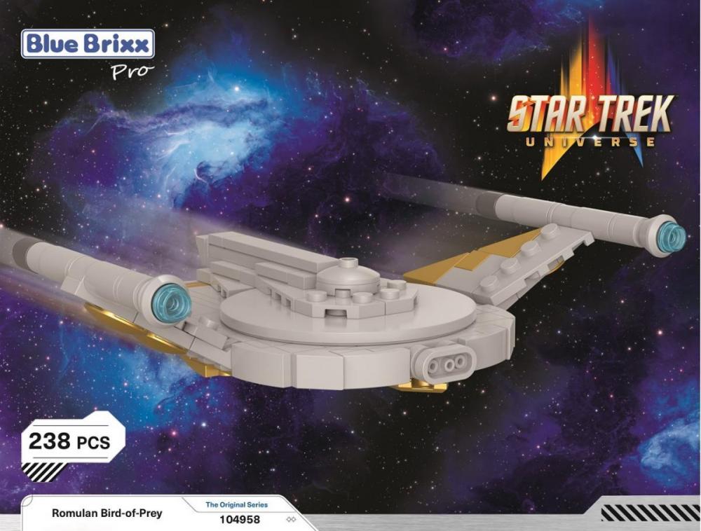 Star Trek Romulan Bird-of-Prey z klocków kompatybilnych z LEGO