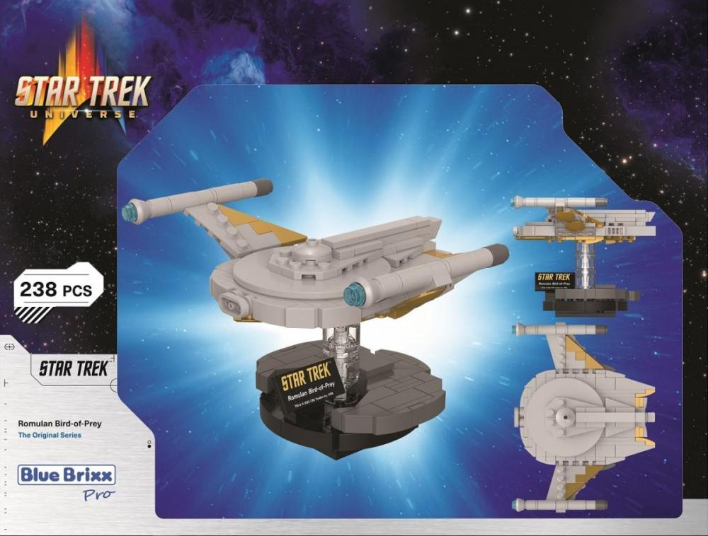 Star Trek Romulan Bird-of-Prey z klocków kompatybilnych z LEGO