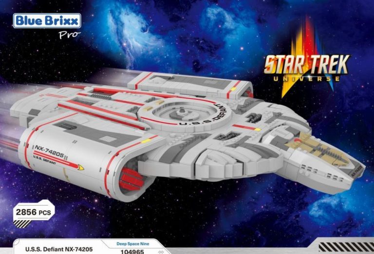 Star Trek USS Defiant NX-74205 duży zestaw z klocków kompatybilnych z LEGO