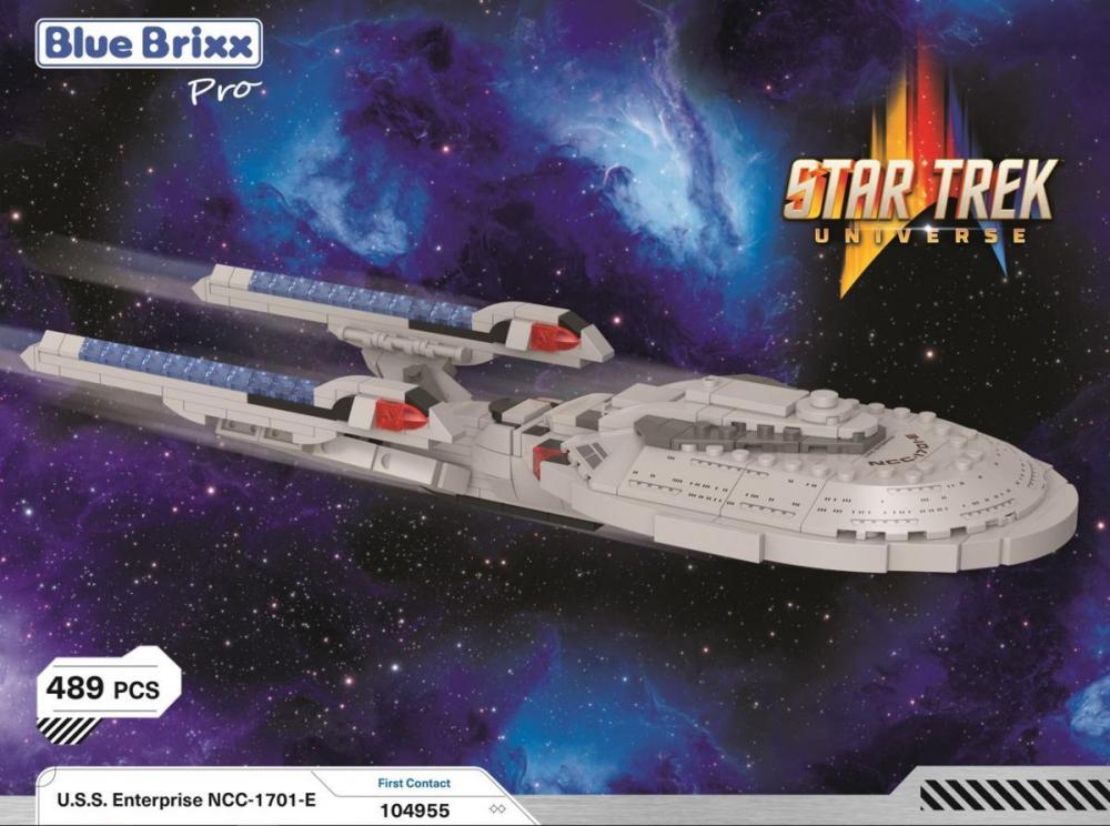 USS Enterprise NCC-1701-E mid size BlueBrixx-Pro kompatybilne z LEGO