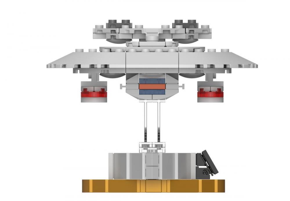 Star Trek USS Farragut NCC-60597 mały zestaw z klocków kompatybilnych z LEGO