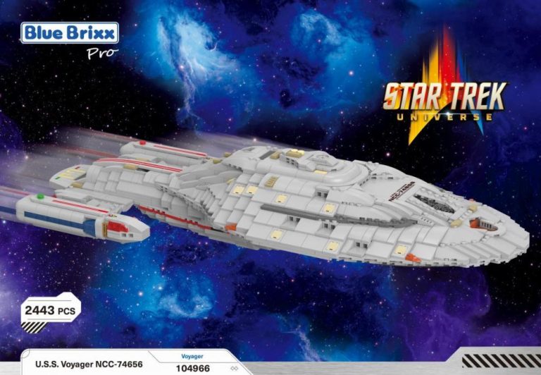 Star Trek USS Voyager NCC-74656 duży zestaw z klocków kompatybilnych z LEGO
