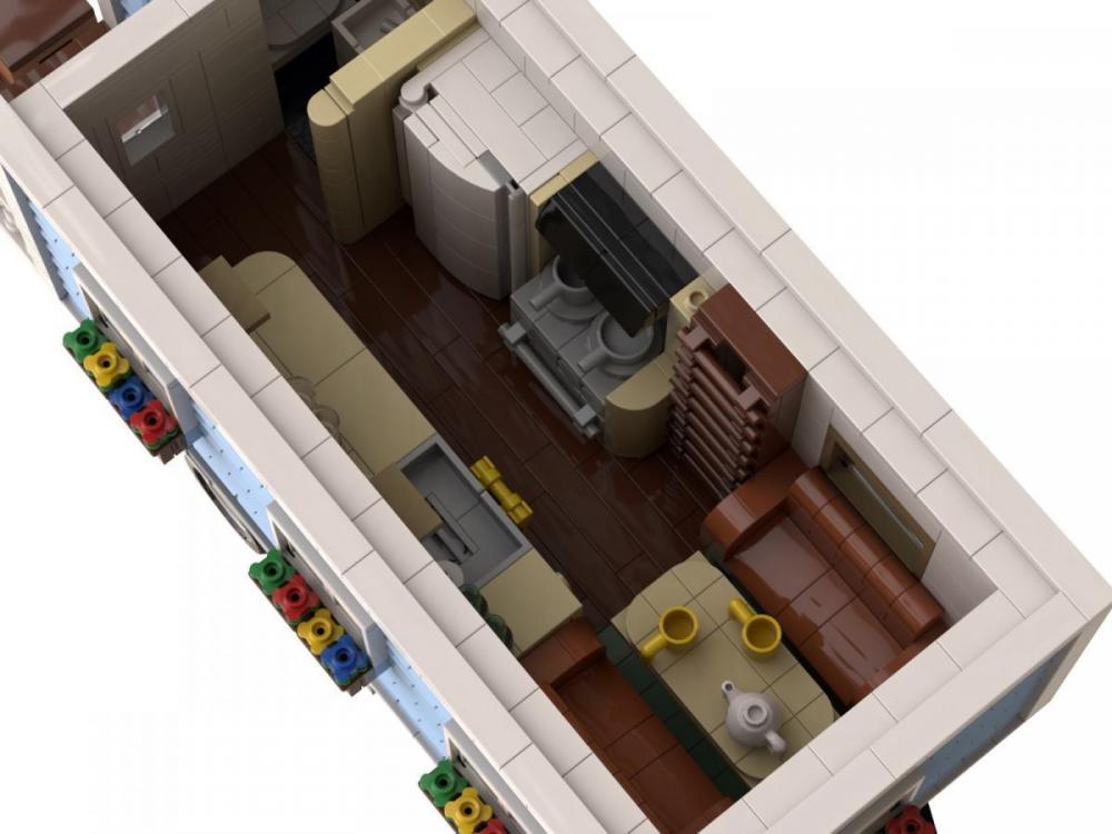 Tiny house alternatywa LEGO - mobilny dom na kółkach