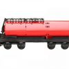 Wagon towarowy cysterna kolejowa zielona z klocków pasujących do LEGO