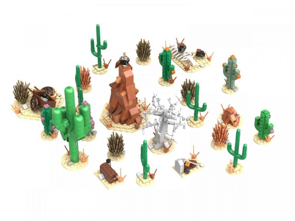 Dziki zachód rozszerzenie z klocków kompatybilnych z LEGO