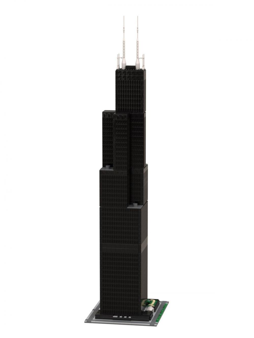 Willis Tower zamiennik LEGO
