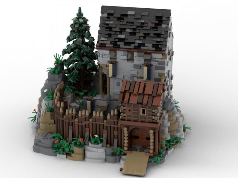 Zamek BlueBrixx „Burg Blaustein” zestaw główny – gigant z klocków!