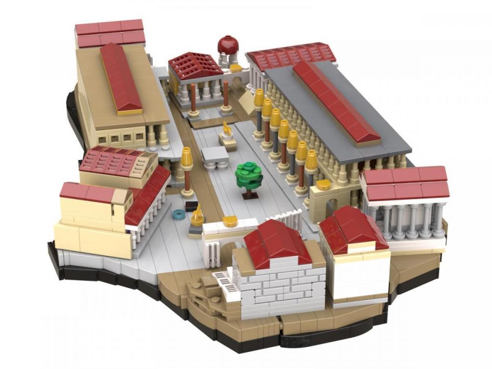 Forum Romanum w starożytnym Rzymie miniatura – zamiennik LEGO