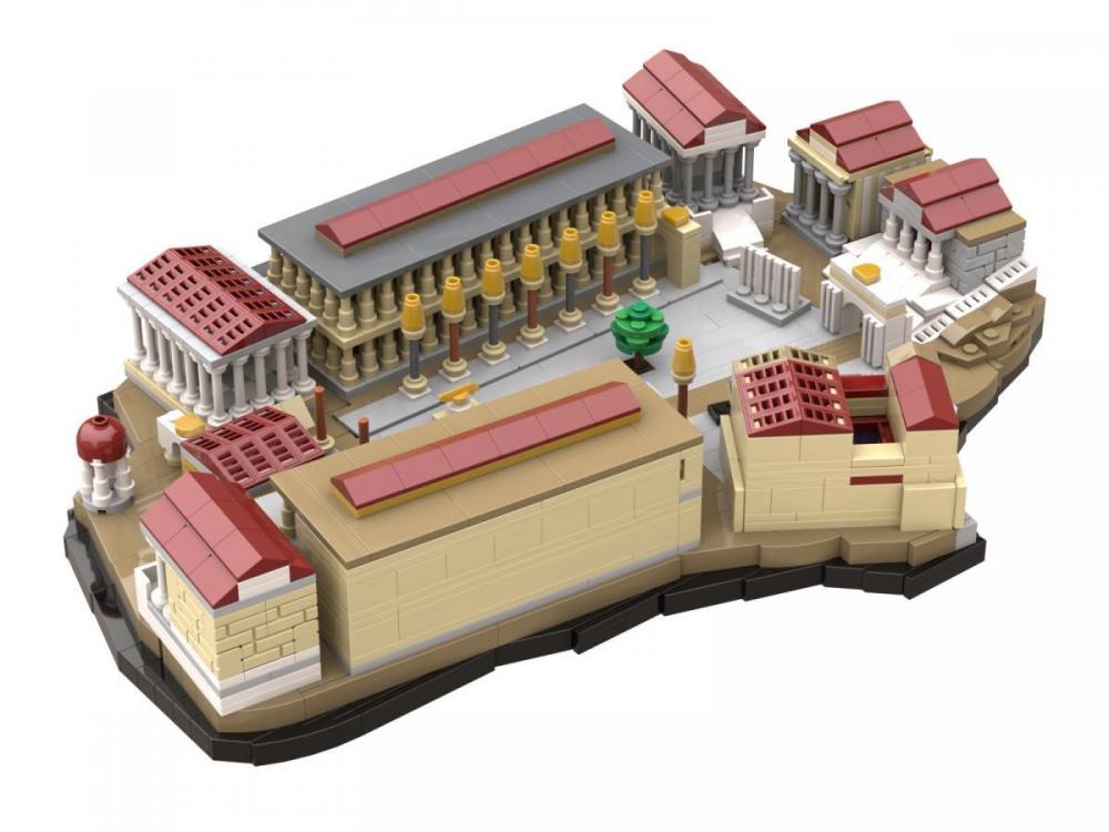 Forum Romanum w starożytnym Rzymie miniatura – zamiennik LEGO