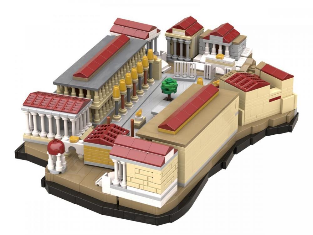 Forum Romanum w starożytnym Rzymie miniatura – zamiennik LEGO