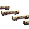 Zespół trakcyjny VT 18.16 i 2. klasa DR z klocków pasujących do LEGO