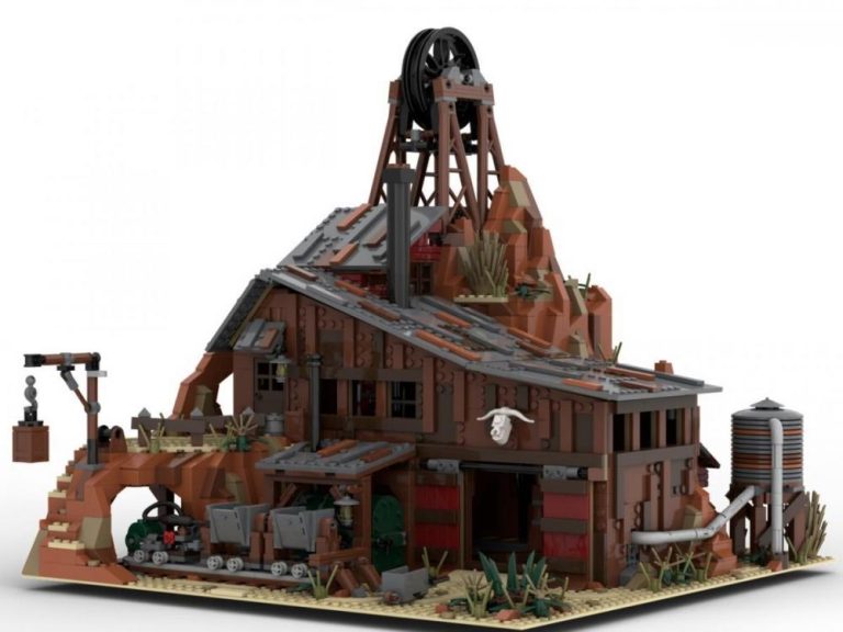 Kopalnia złota western budynek modułowy – zamiennik LEGO