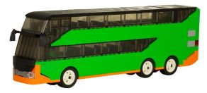 Autobus piętrowy Brixxbus z klocków kompatybilnych z LEGO