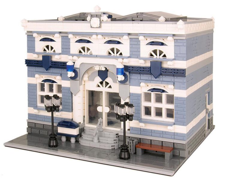 Posterunek policji BlueBrixx z klocków kompatybilnych z LEGO