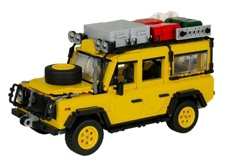 Samochód terenowy w stylu Land Rover Defender – zamiennik LEGO