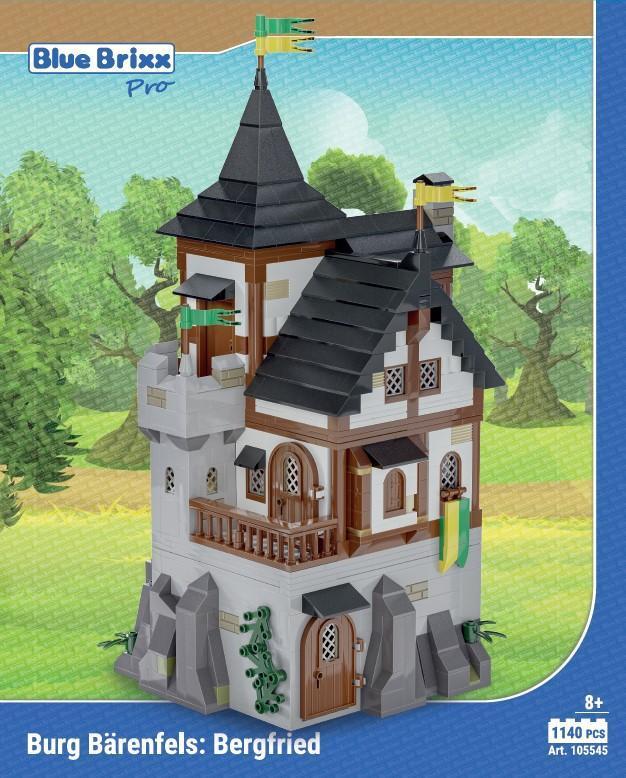 Zamek LEGO ideas średniowieczny zamiennik BlueBrixx