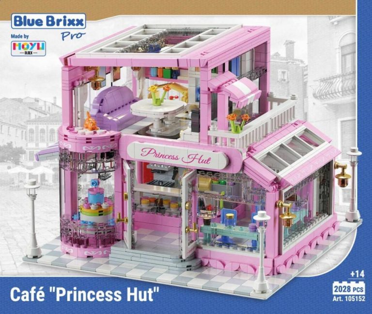 Kawiarnia Princess Hut BlueBrixx-Pro modular kompatybilny z LEGO