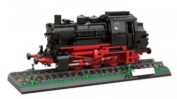 Lokomotywa BR 89 duży model ekspozycyjny BlueBrixx zamiennik LEGO