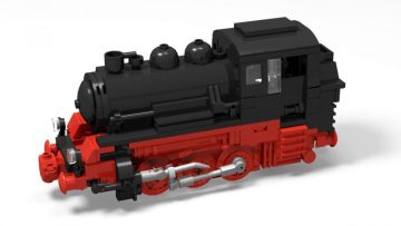 Lokomotywa parowa BR 89 BlueBrixx zamiennik LEGO