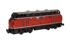 Lokomotywa V200 pociąg BlueBrixx w systemie LEGO