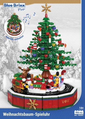 Pozytywka choinka świąteczna BlueBrixx-Pro – zamiennik LEGO