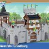 Średniowieczny zamek modułowy z klocków kompatybilnych z LEGO BlueBrixx Pro