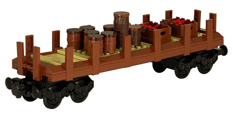 Wagon towarowy z Westernu BlueBrixx alternatywa LEGO