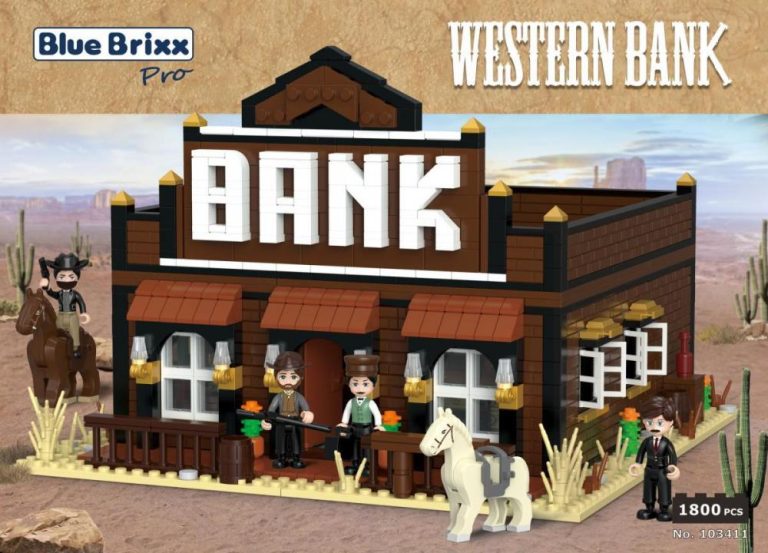 Western bank z dzikiego zachodu BlueBrixx-Pro – zamiennik LEGO