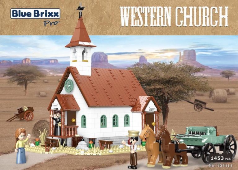 Western kościół modular BlueBrixx-Pro kompatybilne z LEGO