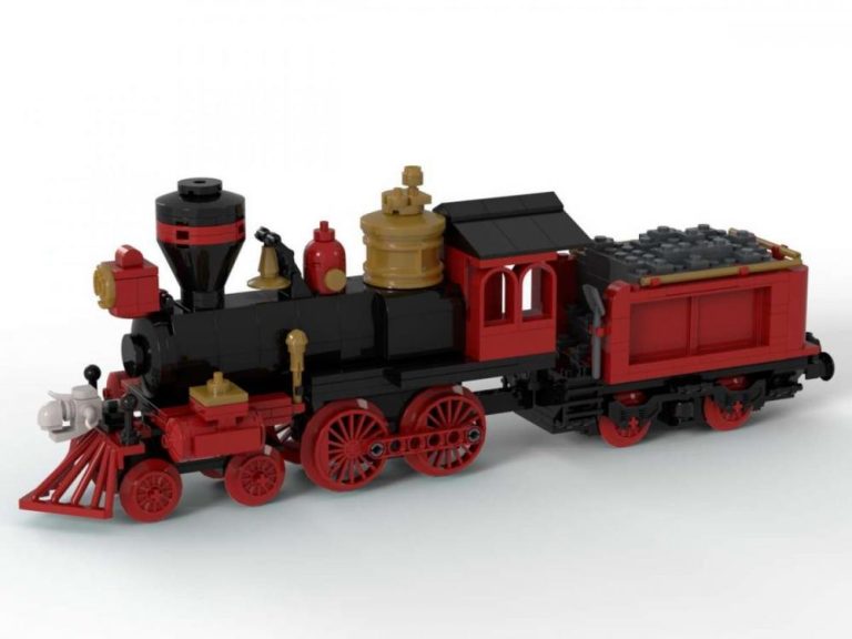 Western lokomotywa parowa z tenderem BlueBrixx zamiennik LEGO