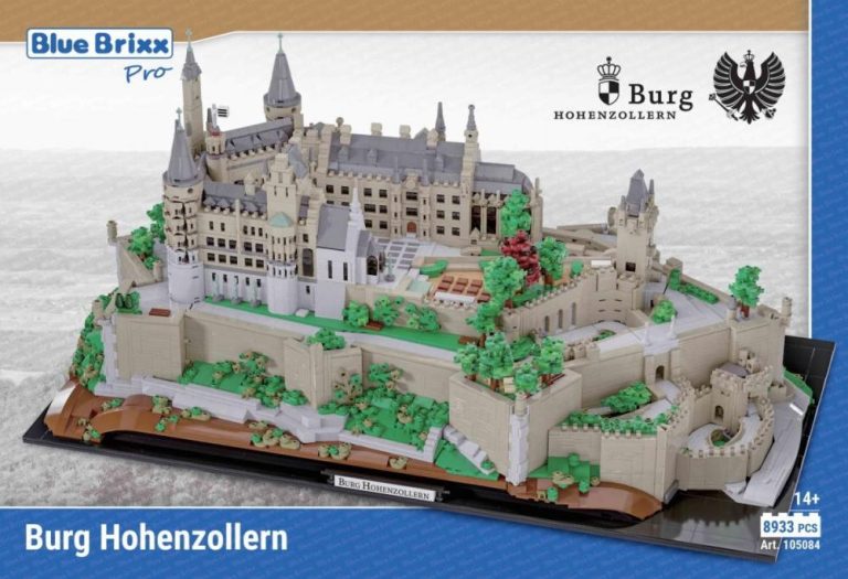 Zamek Hohenzollern z 8.933 klocków BlueBrixx-Pro zamiennik LEGO