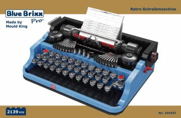 Retro maszyna do pisania zamiennik LEGO – BlueBrixx-Pro