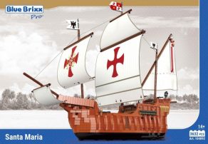 Santa Maria statek Krzysztofa Kolumba zamiennik LEGO – BlueBrixx