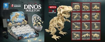 Skamieliny dinozaurów lub duży T-Rex – alternatywa LEGO