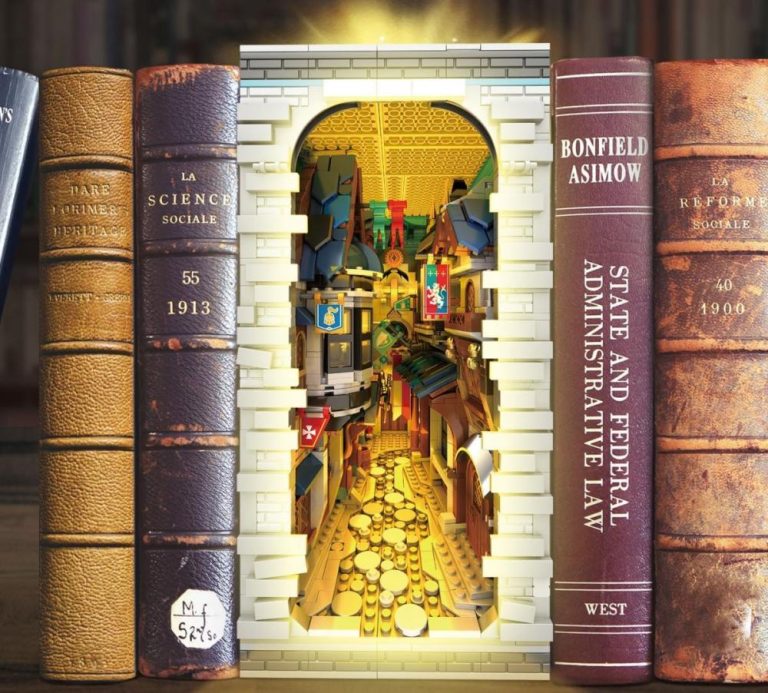 Book Nook z klocków Reobrix European Century – alternatywa LEGO