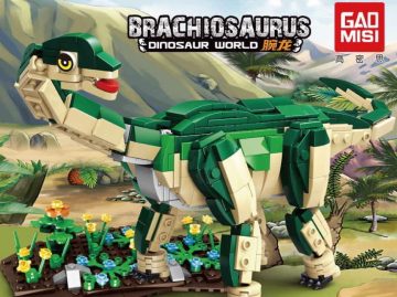 Brachiozaur średni zestaw klocki TaiGaoLe kompatybilne z LEGO