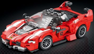 Czerwony model V2 FXX-K klocki Reobrix 686 – kompatybilne z LEGO