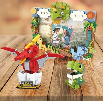 Prezenty dla fanów dinozaurów LEGO. Zbudowane z klocków kompatybilnych z LEGO.