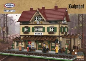 Dworzec kolejowy wielki zestaw Xingbao klocki kompatybilne z LEGO