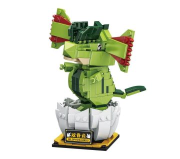 Forange Dilofozaur Dinozaur w jajku dino egg – alternatywa LEGO