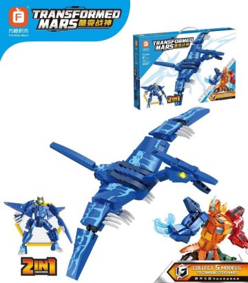 Forange Pterozaur i mech zestaw 2 w 1 – alternatywa LEGO