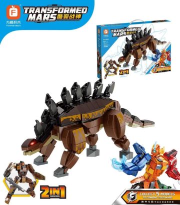 Forange Stegosaurus lub mech 2 w 1 zestawie – alternatywa LEGO