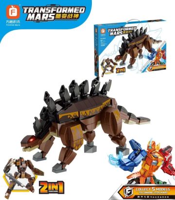 Forange Stegosaurus lub mech 2 w 1 zestawie – alternatywa LEGO