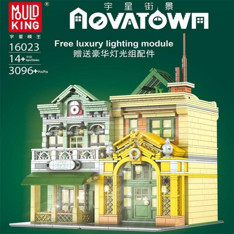Francuska restauracja modular Mould King – kompatybilne z LEGO