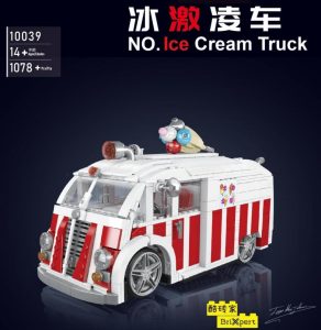 Furgonetka z lodami klocki Mould King 10039 kompatybilne z LEGO